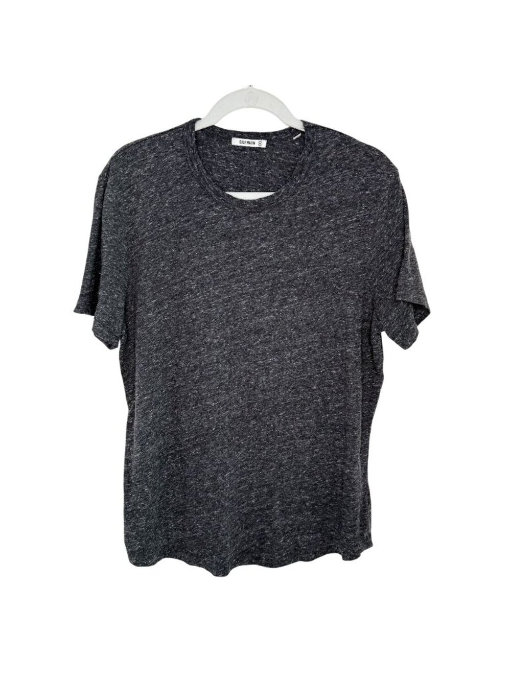 Buck Mason Heathered Grey Crewneck T-Shirt, M